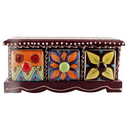 Spice Box-1436 Masala Rack Container Gift Item